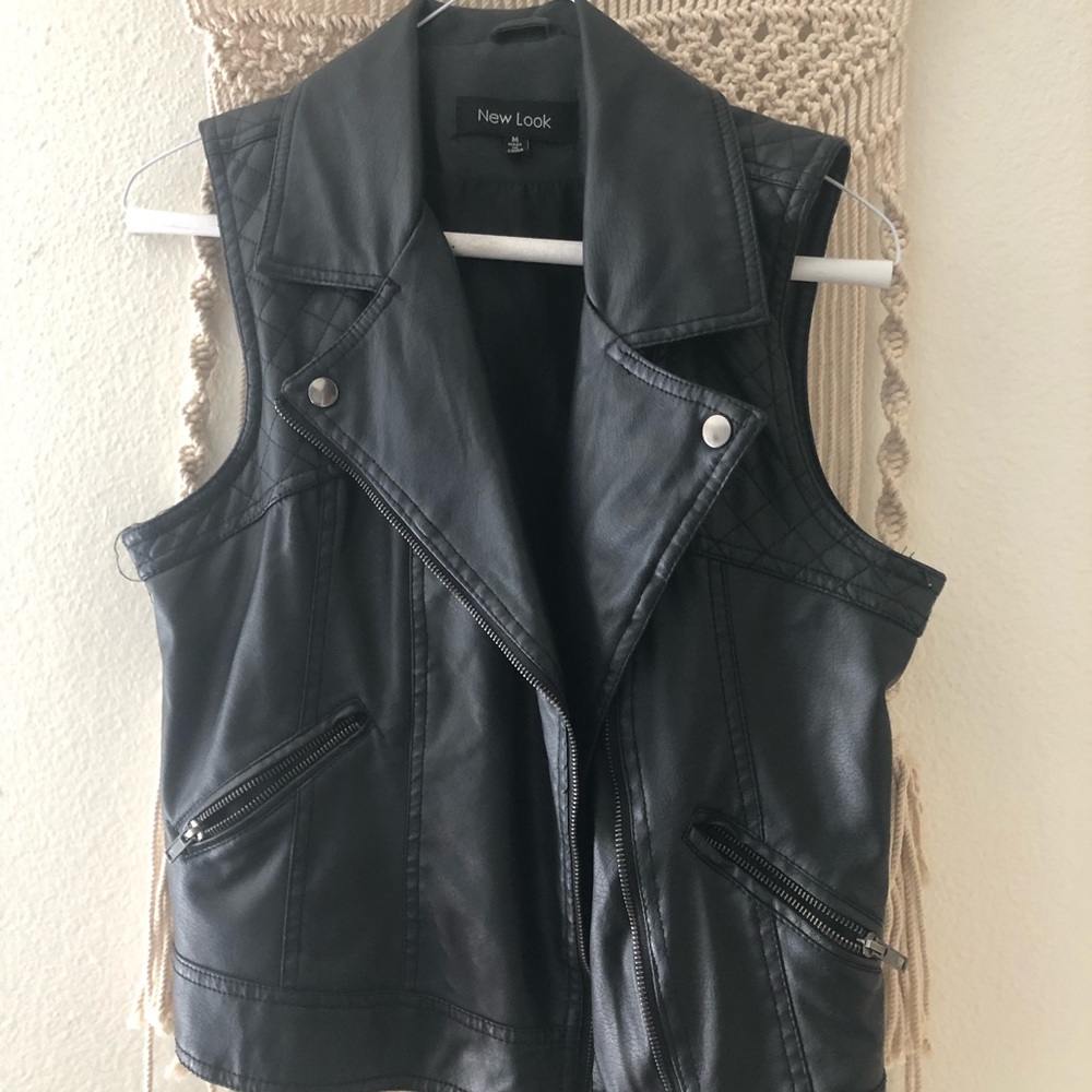 Leather vest